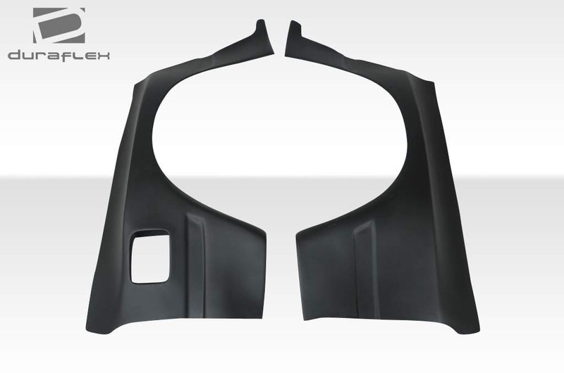 1986-1991 Mazda RX-7 Duraflex MTP Wide Body Rear Fender Flares (+80mm) - 2 Piece