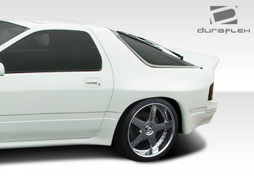 1986-1991 Mazda RX-7 Duraflex MTP Wide Body Rear Fender Flares (+80mm) - 2 Piece