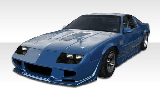 1982-1992 Chevrolet Camaro Duraflex Xtreme Body Kit - 8 Piece - Includes Xtreme Front Bumper Cover (106777) Xtreme Side Skirts Rocker Panels (103706) Xtreme Rear Bumper Cover (106778) Xtreme Hood (106452) Xtreme Rear Wing Trunk Lid Spoiler (106454)
