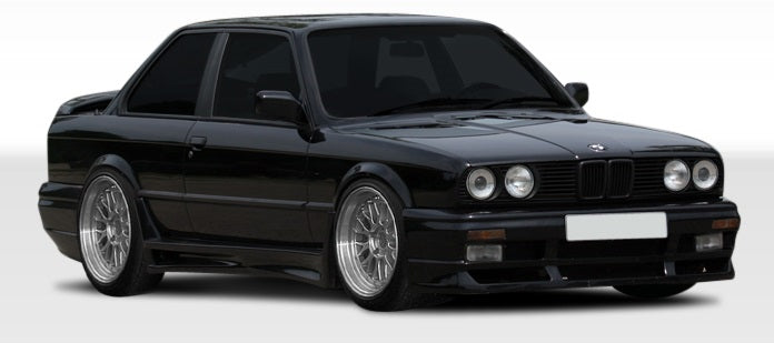 1984-1991 BMW 3 Series E30 Duraflex GT-S Body Kit - 4 Piece - Includes GT-S Front Bumper Cover (106845) GT-S Side Skirts Rocker Panels (106846) GT-S Rear Bumper Cover (106847)