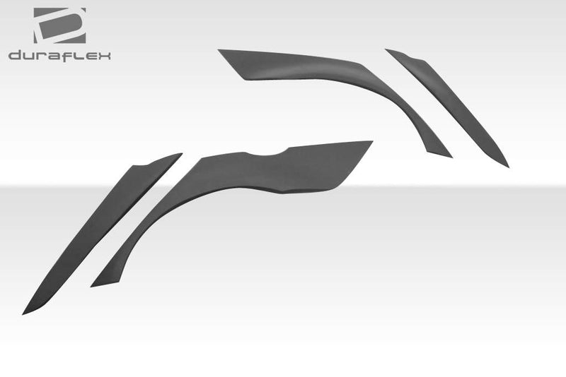 2008-2017 Mitsubishi Lancer Duraflex Evo X Look Rear Fender Flares - 4 Piece