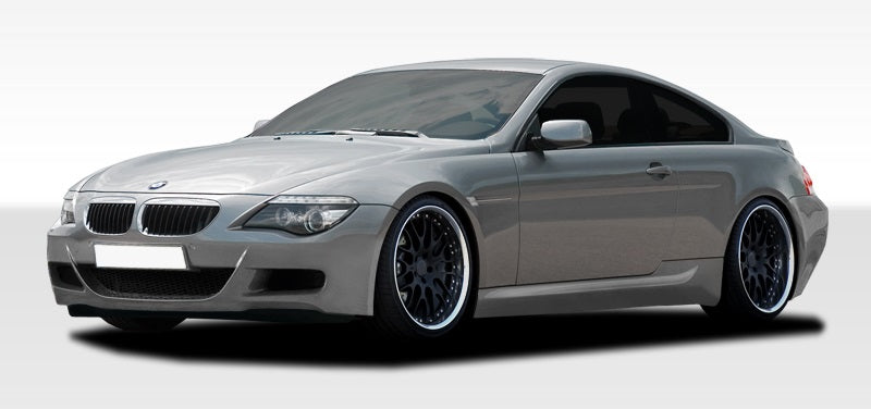 2004-2010 BMW 6 Series E63 E64 Duraflex M6 Look Body Kit - 4 Piece - Includes M6 Look Front Bumper Cover (107702) M6 Look Side Skirts Rocker Panels (107703) M6 Look Rear Bumper Cover (107704)