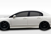 2006-2011 Honda Civic 4DR Duraflex JDM Type R Conversion Side Skirts Rocker Panels - 2 Piece