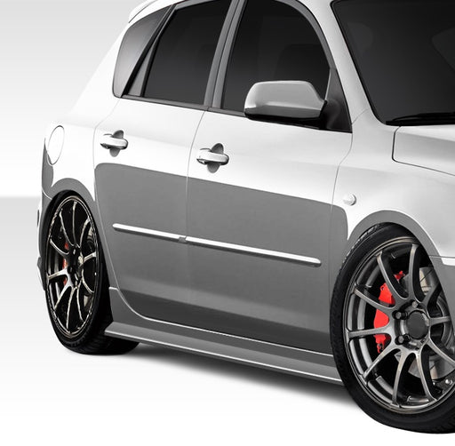 2004-2009 Mazda 3 X-Sport Side Skirts Rocker Panels - 2 Piece