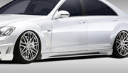 2007-2013 Mercedes S Class W221 Eros Version 2 Side Skirts Rocker Panels - 2 Piece