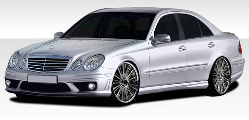 2007-2009 Mercedes E Class W211 Duraflex E63 Look Body Kit - 4 Piece - Includes E63 Look Front Bumper Cover (107804) E63 Look Side Skirts Rocker Panels (107805) E63 Rear Bumper Cover (107806)