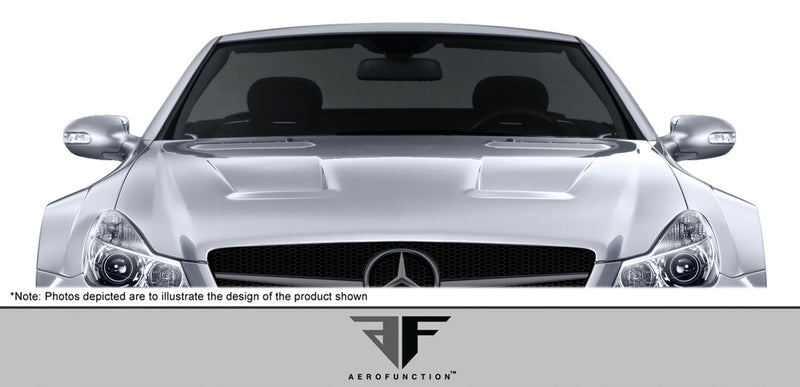 2003-2012 Mercedes SL Class R230 AF Signature Series 2 Wide Body Conversion Kit ( GFK CFP ) - 12 Piece - Includes AF Signature 2 Series Wide Body Conversion Front Bumper Cover (GFK) (108016) AF Signature 2 Series Wide Body Conversion Front Fenders (GFK) (108017) AF Signature 1 Series Wide Body Conversion Side Skirts (GFK) (108021) AF Signature 1 Series Wide Body Conversion Rear Bumper Cover (GFK) (108022) AF Signature 1 Series Wide Body Conversion Rear Diffuser (CFP) (108024) AF-Signature 1 Series Conversio