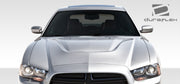 2011-2014 Dodge Charger Duraflex SRT Look Hood - 1 Piece
