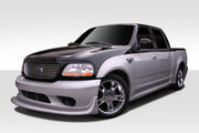 1997-2003 Ford F-150 4DR Extended Cab Duraflex Cobra R Body Kit - 4 Piece - Includes Cobra R Front Bumper Cover (108045) Platinum Side Skirts Rocker Panels (101816) Platinum Rear Bumper Cover (101815)