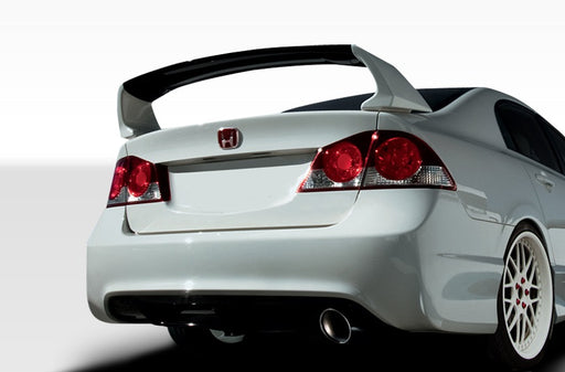 2006-2011 Honda Civic 4DR Duraflex Type R Rear End Conversion Kit - 3 Piece - Includes Type R Conversion Rear Bumper Cover (107738) Type R Conversion Trunk (108064)