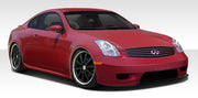 2003-2007 Infiniti G Coupe G35 Duraflex Sigma Body Kit - 4 Piece - Includes Sigma Front Bumper Cover (108072) Sigma Side Skirts Rocker Panels (108073) Sigma Rear Lip Under Spoiler Air Dam (108074)