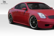 2003-2007 Infiniti G Coupe G35 Duraflex Sigma Body Kit - 4 Piece - Includes Sigma Front Bumper Cover (108072) Sigma Side Skirts Rocker Panels (108073) Sigma Rear Lip Under Spoiler Air Dam (108074)