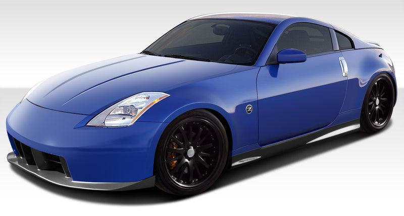 2003-2008 Nissan 350Z Z33 Duraflex N-3 Body Kit - 5 Piece - Includes N-3 Front Bumper Cover (108081) N-1 Side Skirts Rocker Panels (100497) N-1 Rear Add On Bumper Spat Extensions (100496)