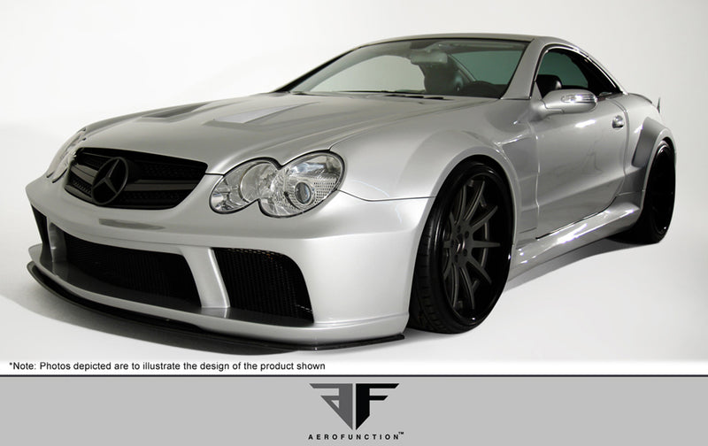2003-2008 Mercedes SL Class R230 AF Signature Series 1 Wide Body Conversion Kit ( CFP GFK ) - 12 Piece - Includes AF Signature 2 Wide Body Conversion Front Fenders (GFK) (108041) AF Signature 1 Series Conversion Front Bumper Cover (GFK) (108018) AF Signature 1 Series Conversion Front Add On Spoiler (CFP) (108020) AF Signature 1 Series Wide Body Conversion Side Skirts (GFK) (108021) AF Signature 1 Series Wide Body Conversion Rear Diffuser (CFP) (108024) AF Signature 1 Series Conversion Rear Fenders (GFK) (10