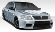 2002-2003 Mitsubishi Lancer Duraflex Evo X Look Body Kit - 4 Piece - Includes Evo X Look Front Bumper Cover (108197) Walker Side Skirts Rocker Panels (100372) Evo X Rear Bumper Cover (108198)