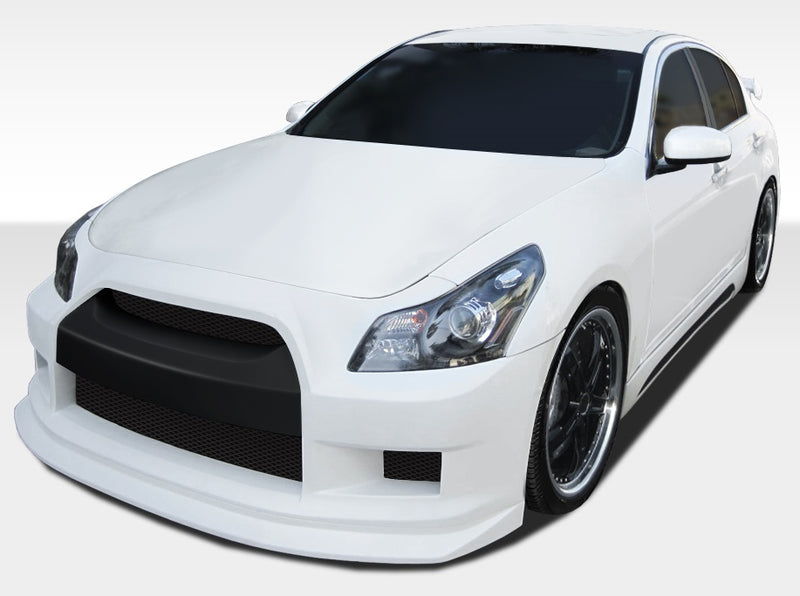 2007-2009 Infiniti G Sedan G25 35 37 Duraflex GT-R Body Kit - 4 Piece - Includes GT-R Front Bumper Cover (108211) Elite Side Skirts Rocker Panels (107667) Elite Rear Bumper Cover (107668)