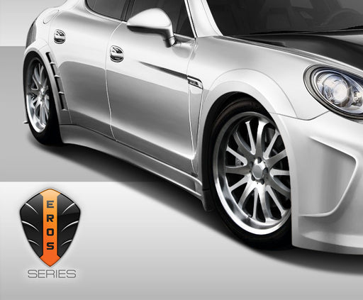 2010-2015 Porsche Panamera Eros Version 4 Wide Body Fender Flares - 6 Piece