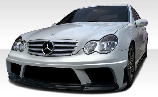 2001-2007 Mercedes C Class W203 Duraflex AMG V2 Look Body Kit - 4 Piece - Includes AMG V2 Look Front Bumper Cover (108244) W-1 Side Skirts Rocker Panels (107135) AMG V2 Look Rear Bumper Cover (108245)