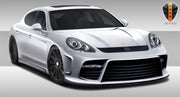 2010-2013 Porsche Panamera Eros Version 4 Body Kit - 4 Piece - Includes Eros Version 4 Front Bumper Cover (108285) Eros Version 4 Side Skirts Rocker Panels (108286) Eros Version 4 Rear Bumper Cover (108287)