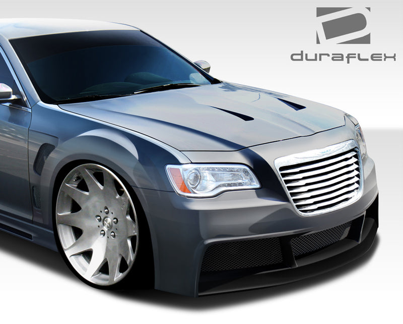 2011-2014 Chrysler 300 Duraflex Brizio Body Kit - 4 Piece - Includes Brizio Front Bumper Cover (108322) Brizio Side Skirts Rocker Panels (108323) Brizio Rear Bumper Cover (108324)
