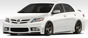 2011-2013 Toyota Corolla Duraflex W-1 Body Kit - 4 Piece - Includes W-1 Front Bumper Cover (108398) W-1 Side Skirts Rocker Panels (108399) W-1 Rear Bumper Cover (108400)