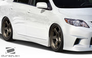 2011-2013 Toyota Corolla Duraflex GT Concept Body Kit - 4 Piece - Includes GT Concept Front Bumper Cover (108402) GT Concept Side Skirts Rocker Panels (108403) GT Concept Rear Bumper Cover (108404)