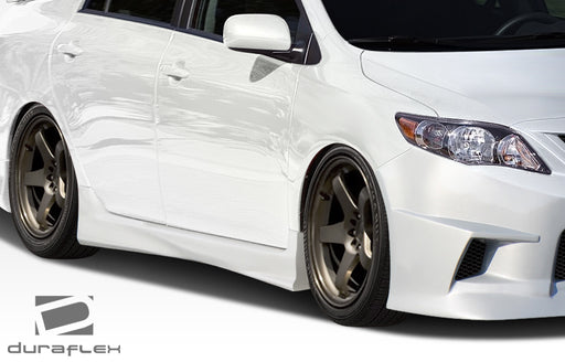 2011-2013 Toyota Corolla Duraflex GT Concept Body Kit - 4 Piece - Includes GT Concept Front Bumper Cover (108402) GT Concept Side Skirts Rocker Panels (108403) GT Concept Rear Bumper Cover (108404)
