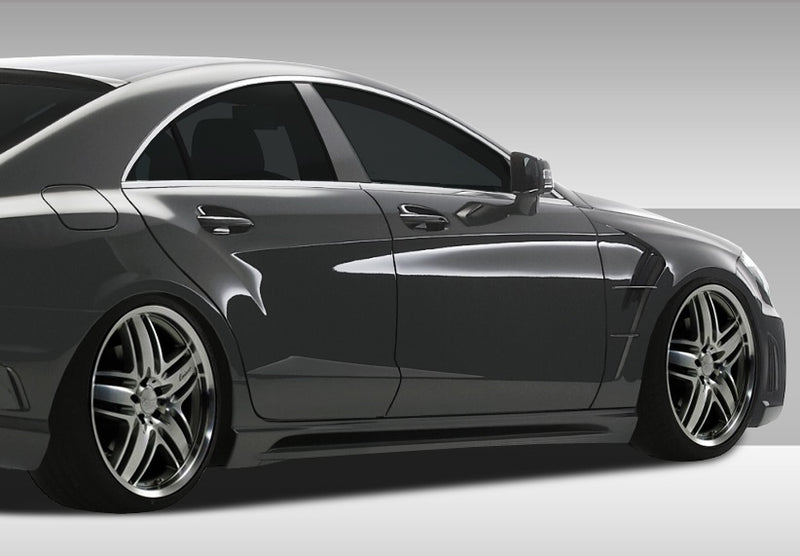 2012-2015 Mercedes CLS Class C218 W218 Eros Version 1 Side Skirts Rocker Panels - 2 Piece
