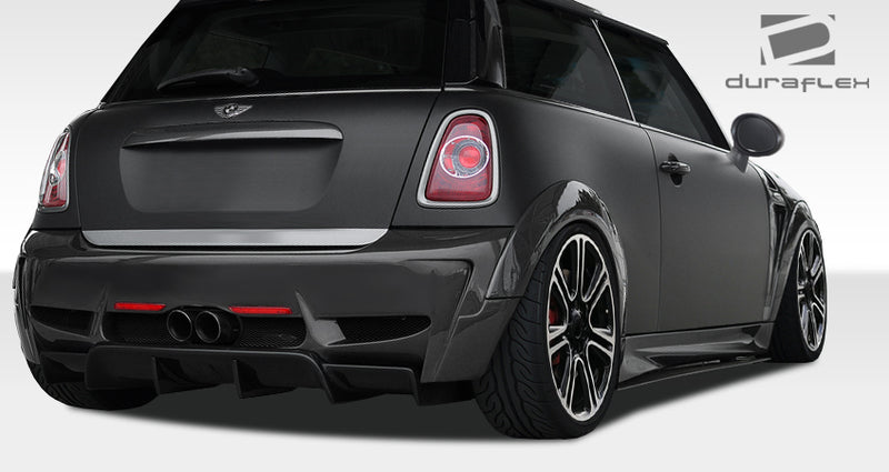 2007-2015 Mini Cooper R56 R57 R58 R59 Duraflex DL-R Body Kit - 6 Piece - Includes DL-R Front Bumper Cover (108445) DL-R Side Skirts Rocker Panels (108447) DL-R Rear Bumper Cover (108449)