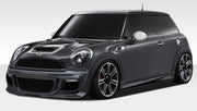 2007-2015 Mini Cooper R56 R57 R58 R59 Duraflex DL-R Body Kit - 6 Piece - Includes DL-R Front Bumper Cover (108445) DL-R Side Skirts Rocker Panels (108447) DL-R Rear Bumper Cover (108449)
