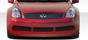2003-2007 Infiniti G Coupe G35 Duraflex GT500 Wide Body Front Under Spoiler Air Dam Lip Splitter - 1 Piece