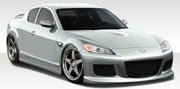 2009-2011 Mazda RX-8 Duraflex M-1 Speed Body Kit - 4 Piece - Includes M-1 Speed Front Bumper Cover (108512) M-1 Speed Side Skirts Rocker Panels (100584) GT Competition Rear Bumper Cover (100580)