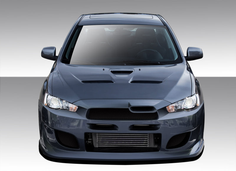 2008-2017 Mitsubishi Lancer 4DR Duraflex I-Spec Body Kit - 4 Piece - Includes I-Spec Front Bumper Cover (108777) GT Concept Side Skirts Rocker Panels (103943) GT Concept Rear Bumper Cover (103944)