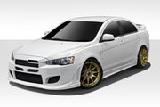 2008-2017 Mitsubishi Lancer 4DR Duraflex I-Spec Body Kit - 4 Piece - Includes I-Spec Front Bumper Cover (108777) GT Concept Side Skirts Rocker Panels (103943) GT Concept Rear Bumper Cover (103944)