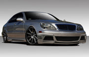 2003-2006 Mercedes S Class W220 Duraflex W-3 Body Kit - 4 Piece - Includes W-3 Front Bumper Cover (108812) W-2 Side Skirts Rocker Panels (107720) W-2 Rear Bumper Cover (107721)