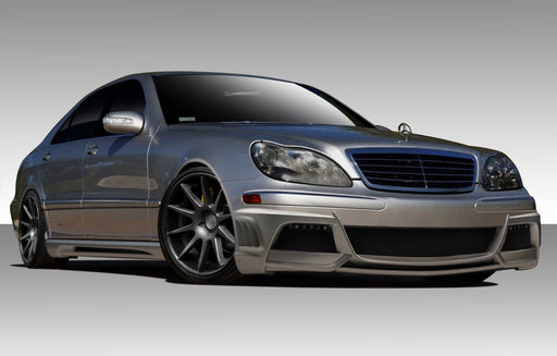 2003-2006 Mercedes S Class W220 Duraflex W-3 Body Kit - 4 Piece - Includes W-3 Front Bumper Cover (108812) W-2 Side Skirts Rocker Panels (107720) W-2 Rear Bumper Cover (107721)