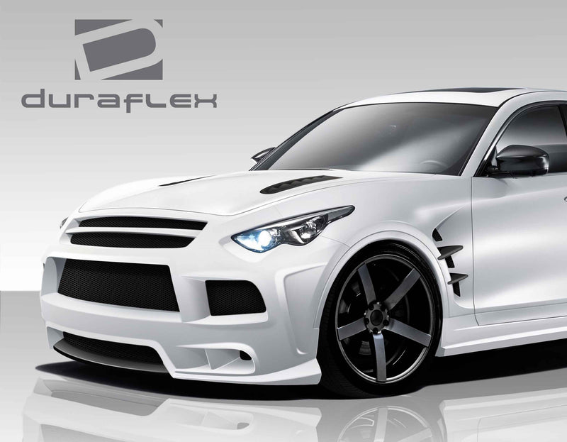 2009-2011 Infiniti FX35 FX50 QX70 Duraflex CT-R Body Kit - 4 Piece - Includes CT-R Front Bumper Cover (108986) CT-R Side Skirt Rocker Panels (108987) CT-R Rear Bumper Cover (108988)