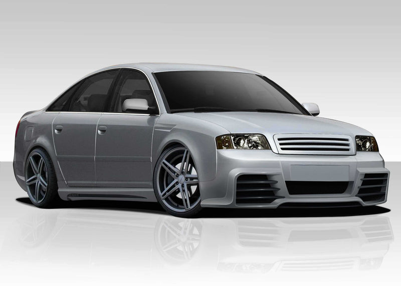 1998-2004 Audi A6 C5 Duraflex CT-R Body Kit - 4 Piece - Includes CT-R Front Bumper Cover (108958) CT-R Side Skirt Rocker Panels (108959) CT-R Rear Bumper Cover (108960)
