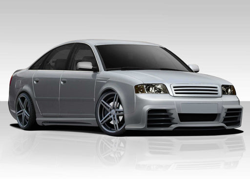 1998-2004 Audi A6 C5 Duraflex CT-R Body Kit - 4 Piece - Includes CT-R Front Bumper Cover (108958) CT-R Side Skirt Rocker Panels (108959) CT-R Rear Bumper Cover (108960)