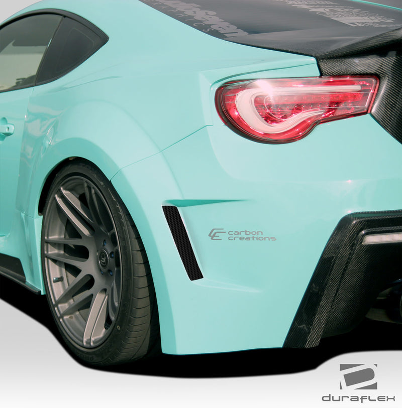 2013-2020 Scion FR-S Toyota 86 Subaru BRZ Duraflex 86-R Wide Body Rear Fenders - 2 Piece (+70mm) (S)
