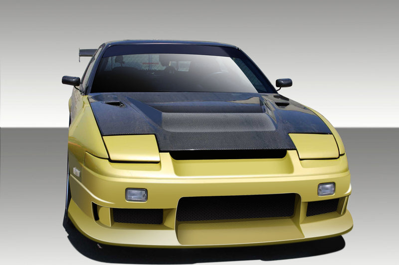 1989-1994 Nissan 240SX S13 2DR Duraflex Vector Body Kit - 4 Piece - Includes Vector Front Bumper Cover (109069) Vector Side Skirt Rocker Panels (109070) V-Speed Rear Bumper Cover (100853)