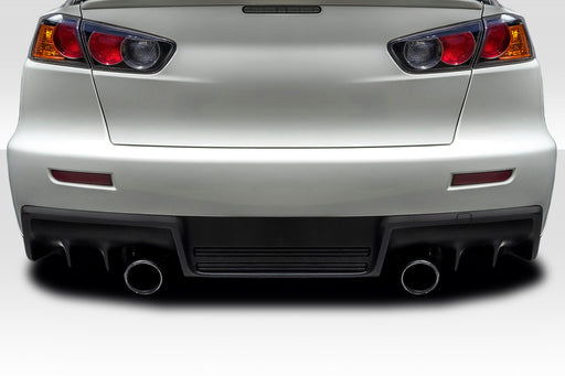 2008-2017 Mitsubishi Lancer Duraflex Evo X V2 Rear Bumper Cover - 1 Piece