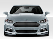 2013-2016 Ford Fusion Duraflex Racer Body Kit - 4 Piece - Includes Racer Front Lip Under Spoiler Air Dam (109333) Racer Rear Lip Under Spoiler Air Dam (109334) Racer Side Skirt Rocker Panels (109335)
