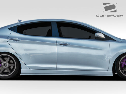 2011-2015 Hyundai Elantra Duraflex Racer Side Skirt Rocker Panels - 2 Piece