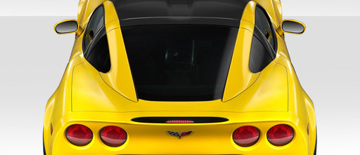 2005-2013 Chevrolet Corvette C6 Duraflex Stingray Look Roof Window Rail Halo Kit - 3 Piece - Includes Stingray Look Window Rails (109342) Stingray Look Halo (109343)