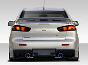 2008-2017 Mitsubishi Lancer Duraflex Evo X V3 Body Kit - 4 Piece - Includes Evo X V3 Front Bumper Cover (109413) Evo X V3 Side Skirt Rocker Panels (109414) Evo X V3 Rear Bumper Cover (109415)