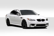 2004-2010 BMW 5 Series 4DR E60 1M Look Body Kit - 4 Piece - Includes 1M Look Front Bumper Cover (109300) M5 Look Side Skirt Rocker Panels (104422) M5 Look Rear Bumper Cover (104421)