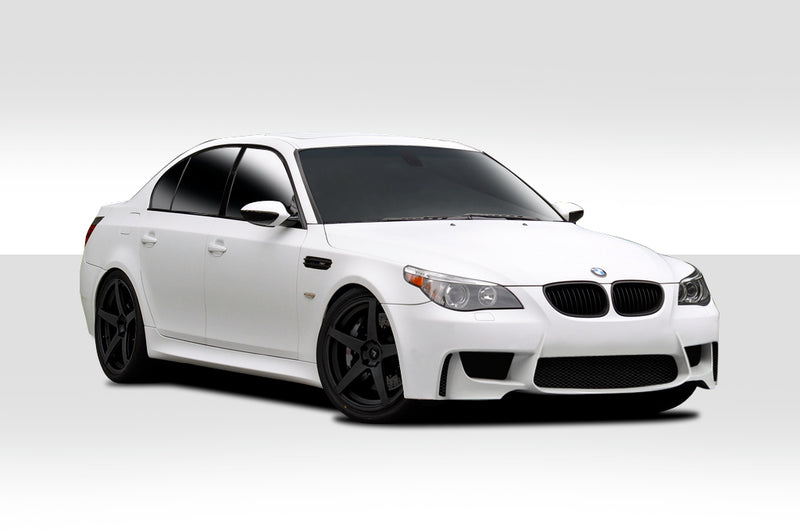 2004-2010 BMW 5 Series 4DR E60 1M Look Body Kit - 4 Piece - Includes 1M Look Front Bumper Cover (109300) M5 Look Side Skirt Rocker Panels (104422) M5 Look Rear Bumper Cover (104421)