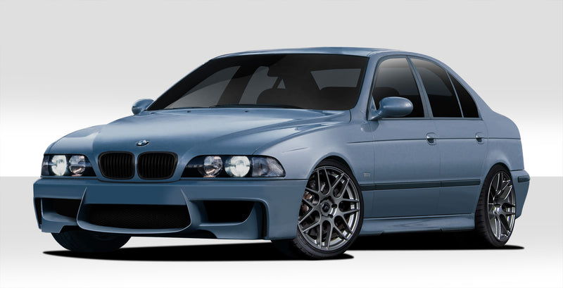 1997-2003 BMW 5 Series M5 E39 4DR Duraflex 1M Look Body Kit - 4 Piece - Includes 1M Look Front Bumper Cover (109312) HM-S Side Skirt Rocker Panels (106869) M5 Look Rear Bumper Cover (101802)