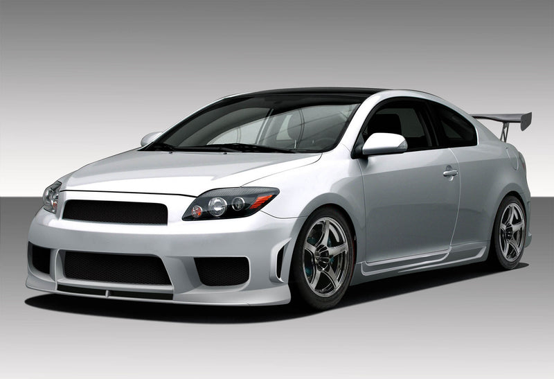 2005-2010 Scion tC Duraflex Drifter 2 Body Kit - 4 Piece - Includes Drifter 2 Front Bumper Cover (100666) KR-S Side Skirt Rocker Panels (103158) KR-S Rear Bumper Cover (103159)